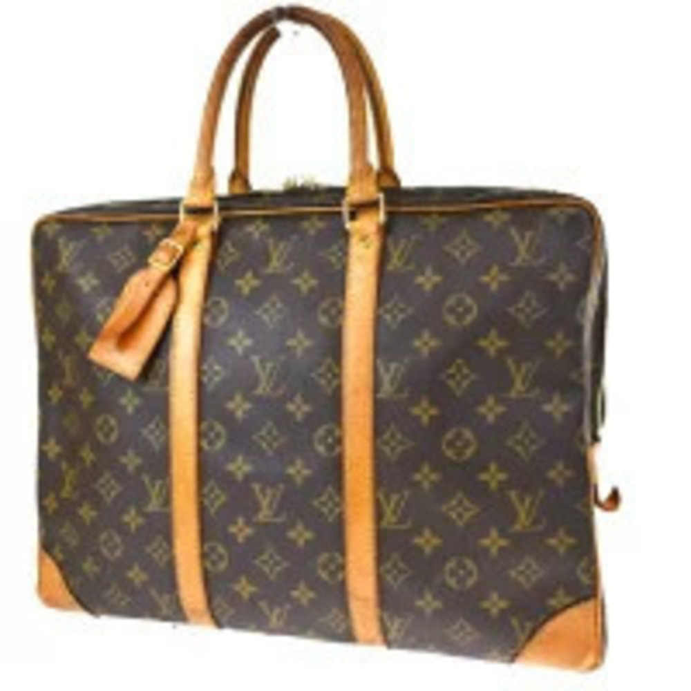 Louis Vuitton Porte Documents Voyage Briefcase Handbag Monogram Leather